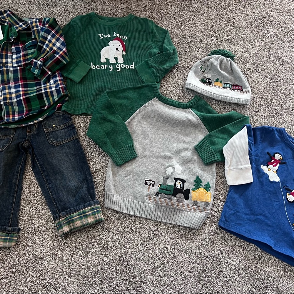 Gymboree Outfit with matching hat